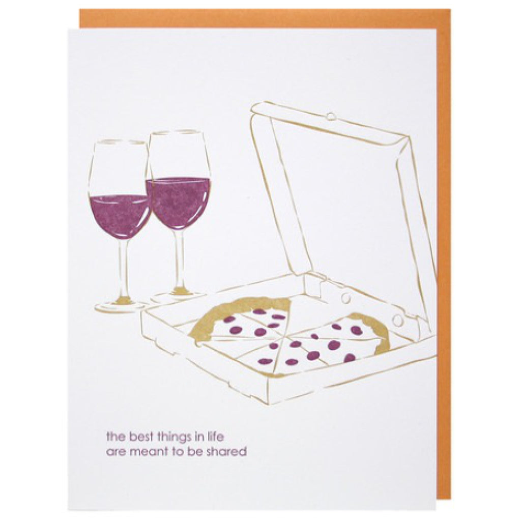 Pizza & Wine Card