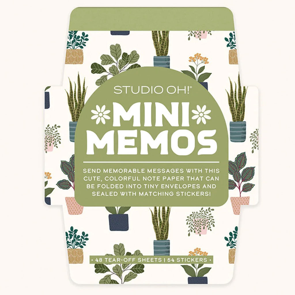 Plant Lover Mini Memo with Stickers.