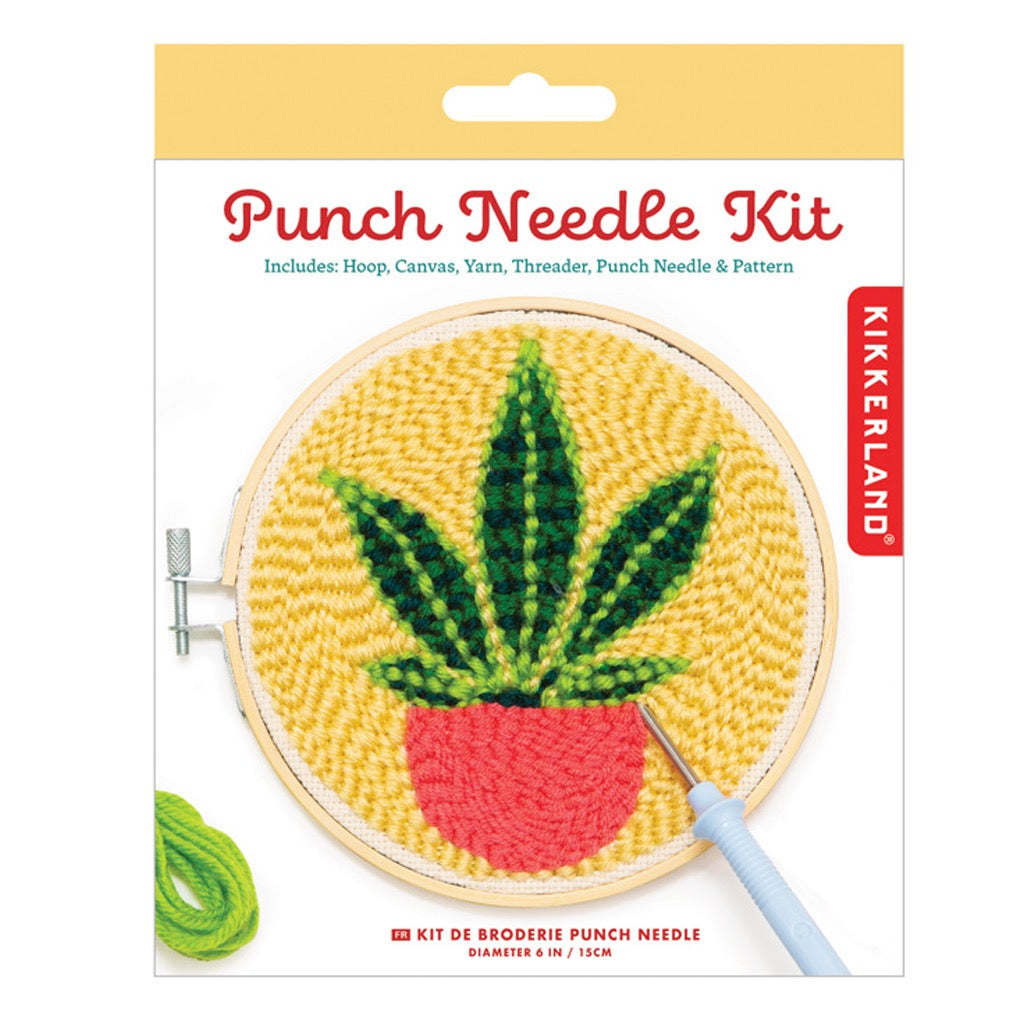 Plant Punch Needle Kit packaging.