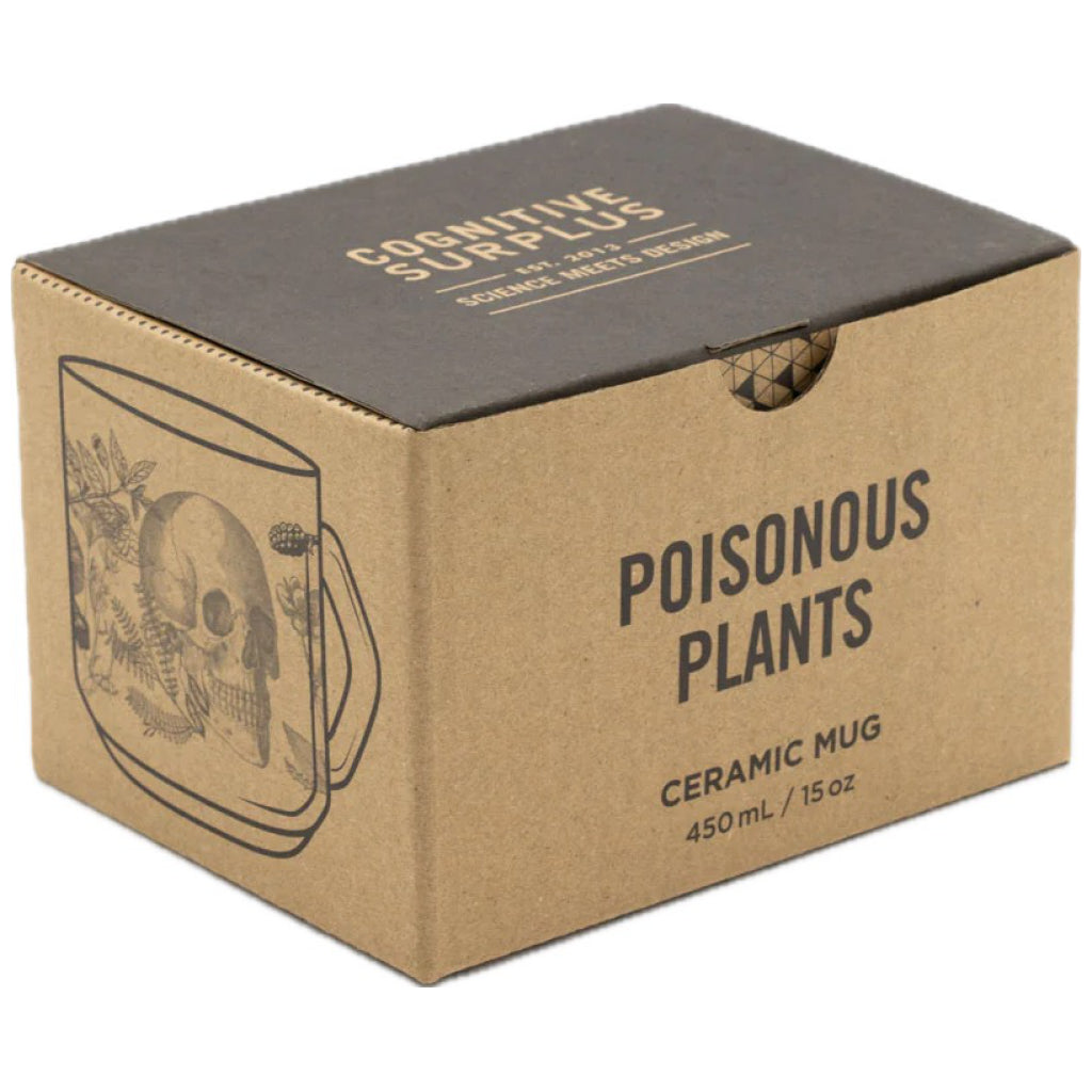 Poisonous Plants Ceramic Mug 15 oz packaging.