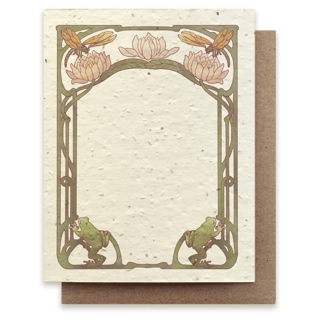Pondside Seed Paper Flat Notecards Boxed Single