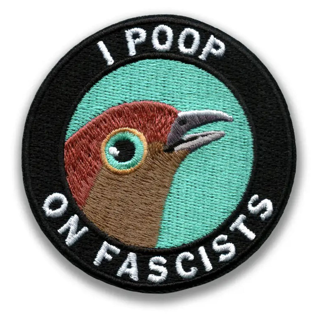 Poop on Fascists Patch.