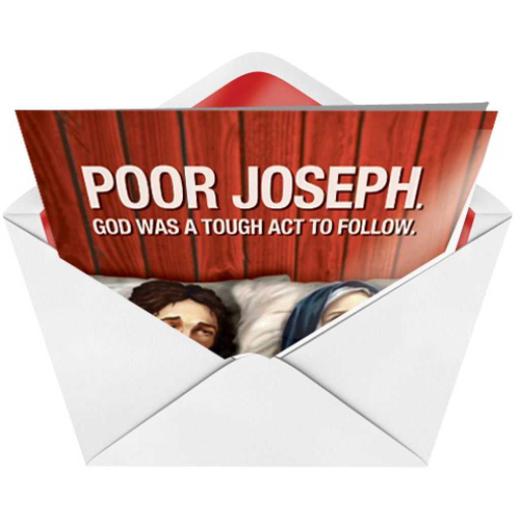 Poor Joseph Card envelope