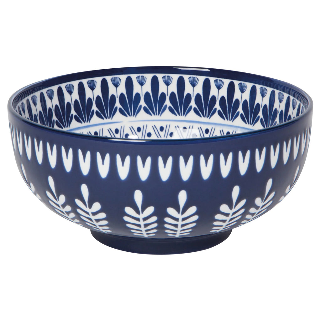 Porto Stamped Bowl Large 8 Inch.