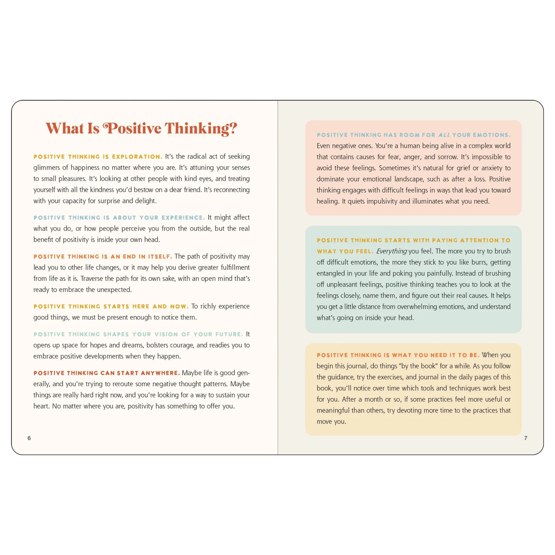 Positive Thinking Journal | Peter Pauper Press – Outer Layer