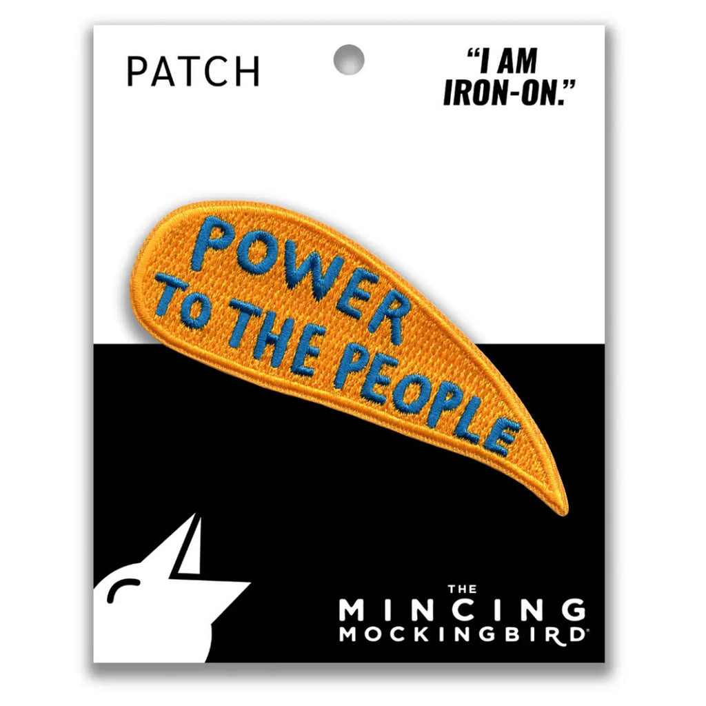 Power to the People Patch packaging.