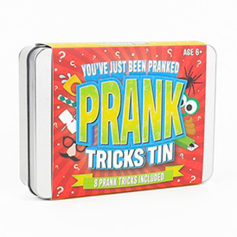 Prank Jokes Tin packaging.