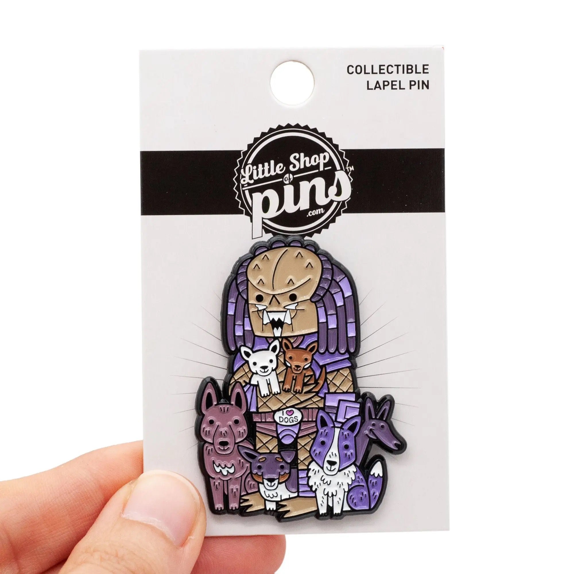 Predator Pin Predator (Team Dogs) Enamel Pin | Little Shop of Pins – Outer Layer