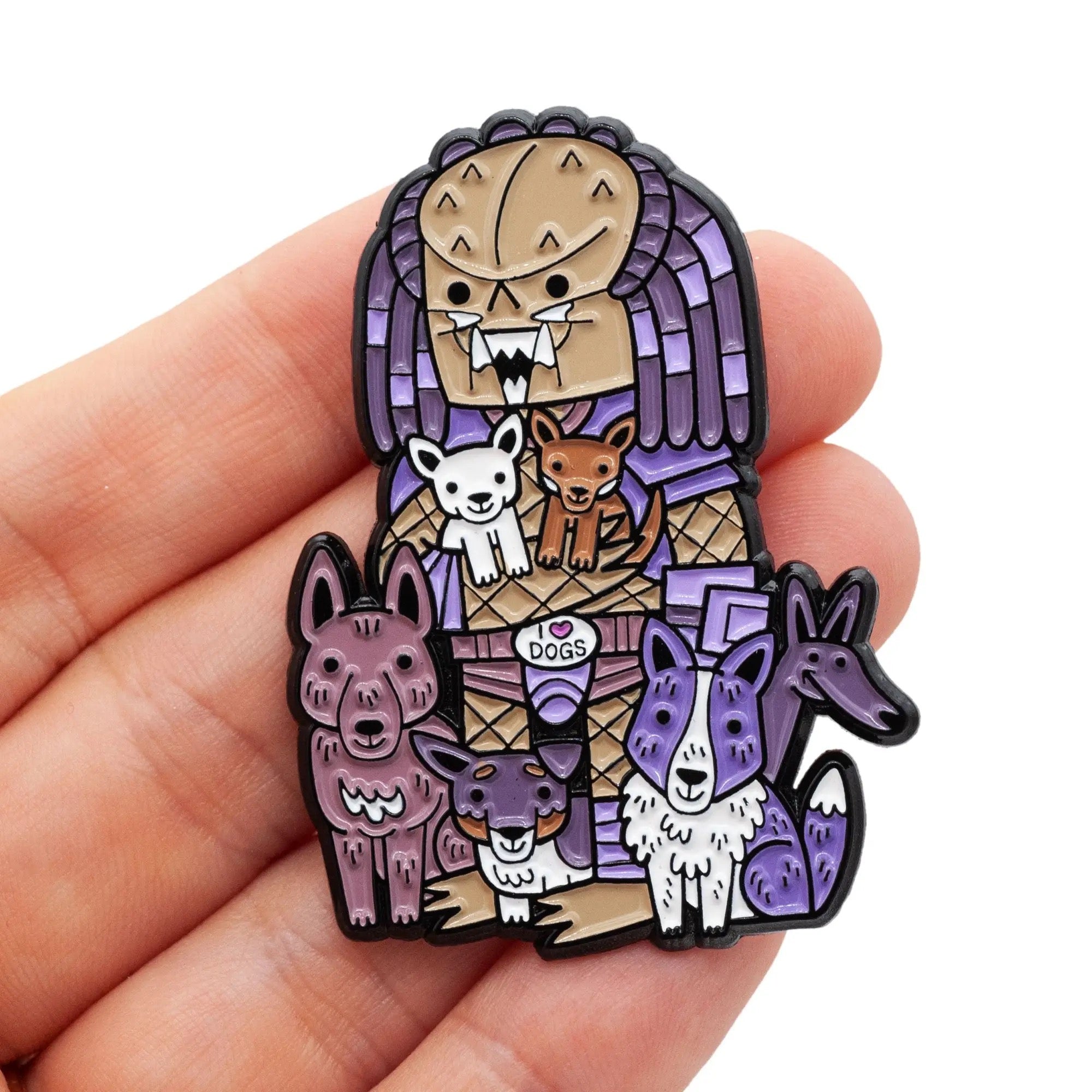 Predator Pin Predator (Team Dogs) Enamel Pin | Little Shop of Pins – Outer Layer