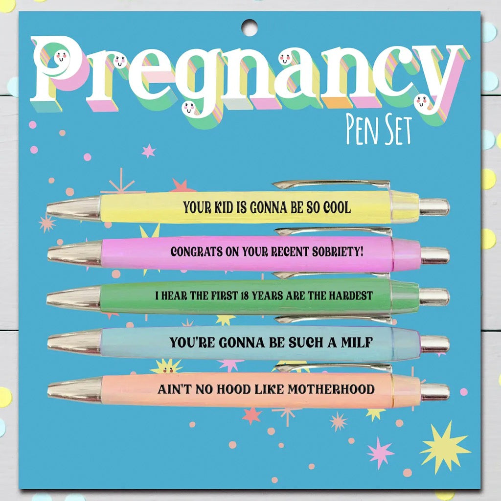 Pregnancy Pens Set of 5.