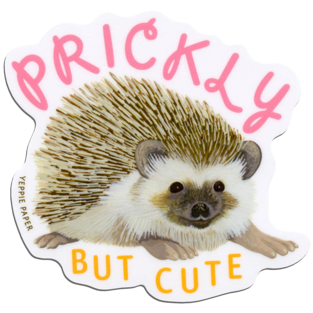 Prickly Hedgehog Sticker.