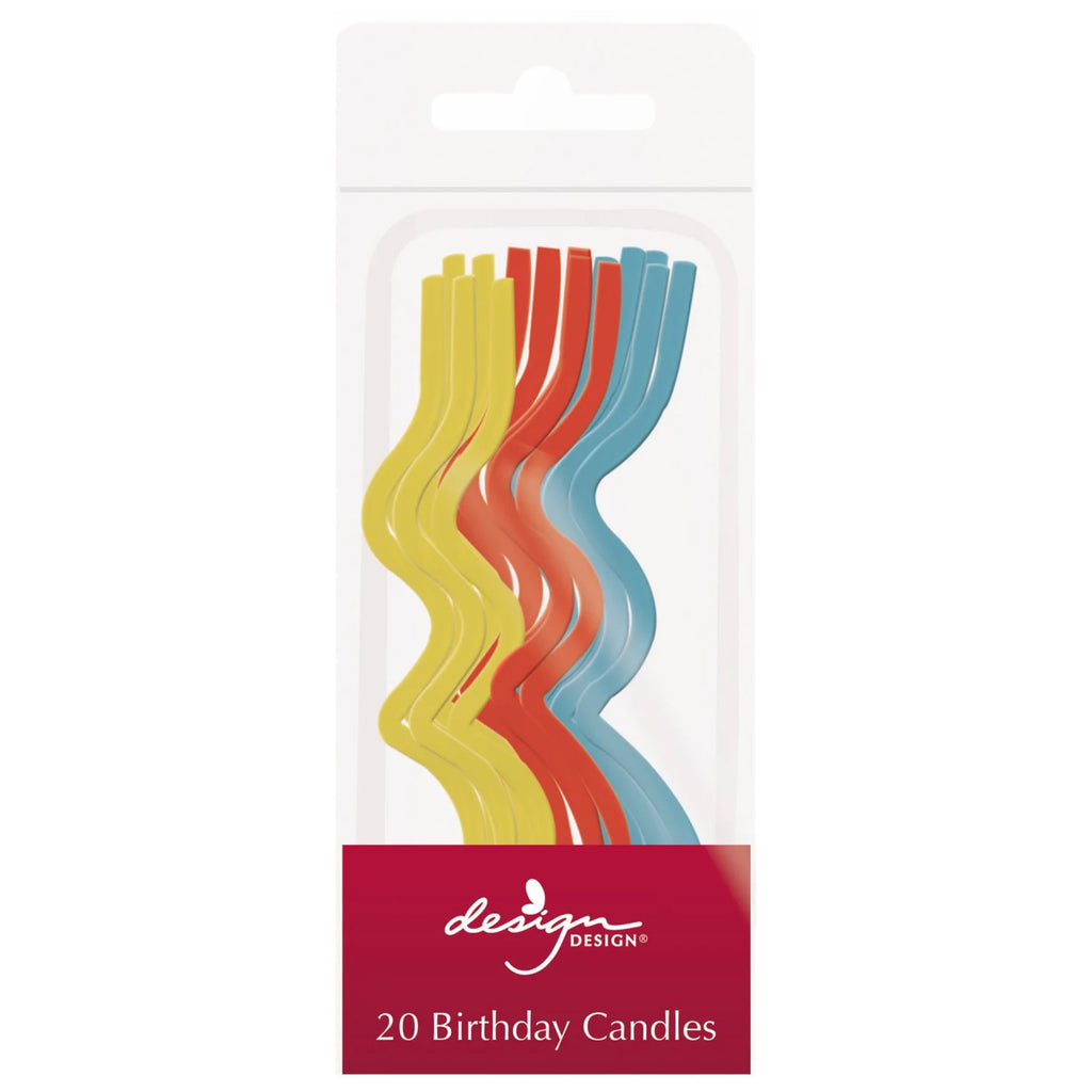 Primary Twisted Stick Birthday Candles.