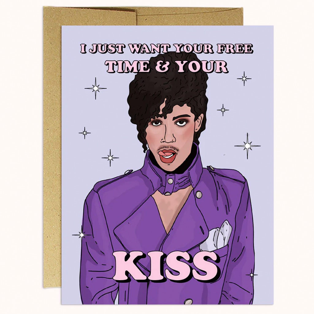 Prince I Want Your Kiss Card.