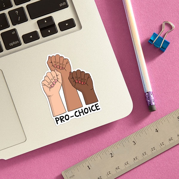 Pro-Choice Hands Sticker Lifestyle