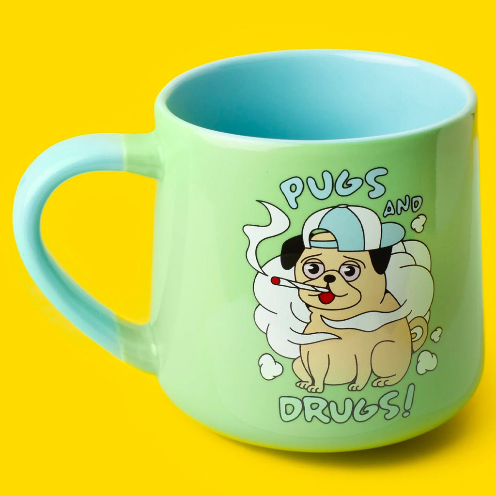 Pugs and Drugs Mug.