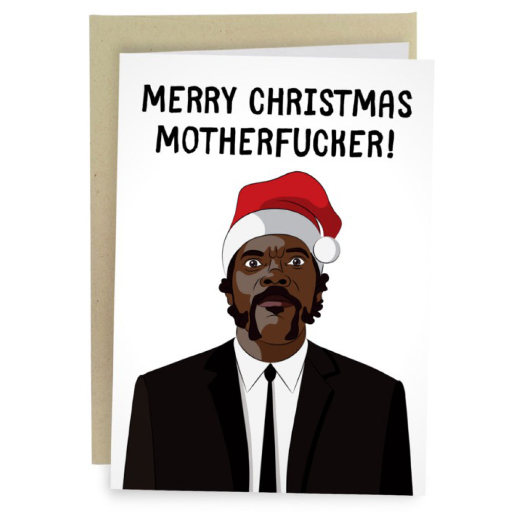 Pulp Fiction Merry Christmas Motherfucker Card