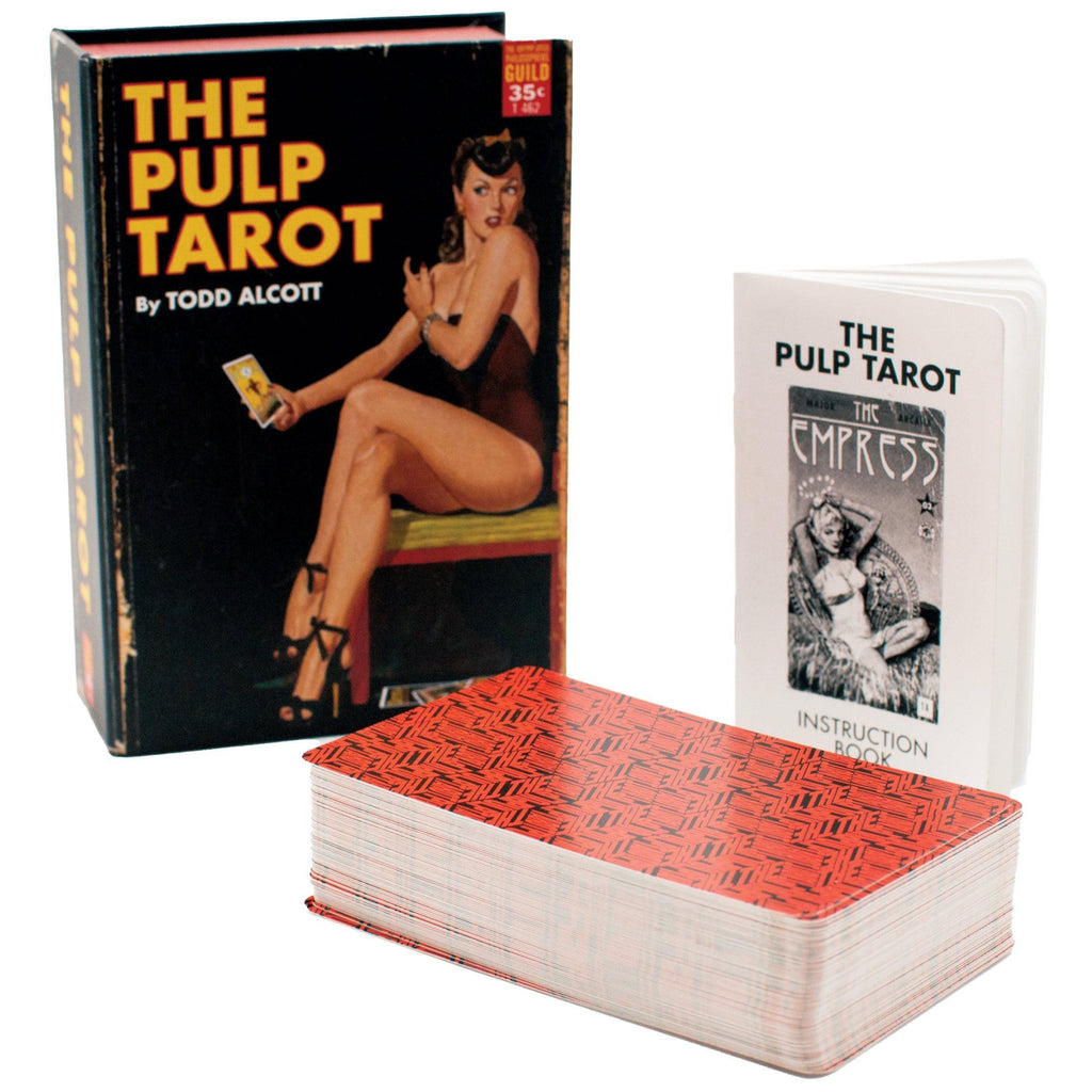 Pulp Tarot Deck contents.