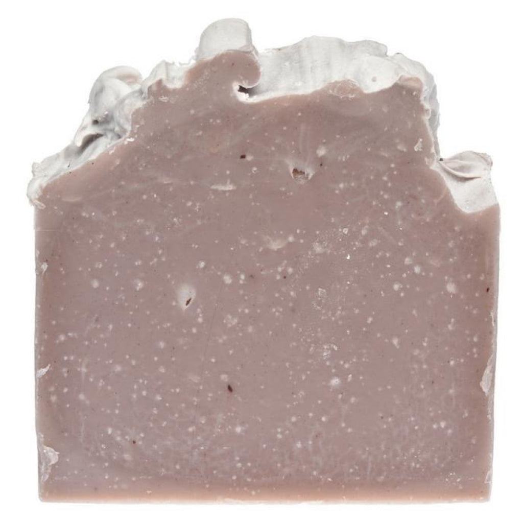 Purple Brazilian Clay Soap Unwrapped