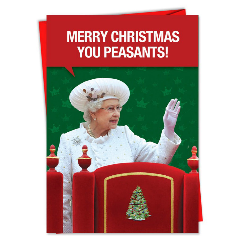 Queen Peasants Card
