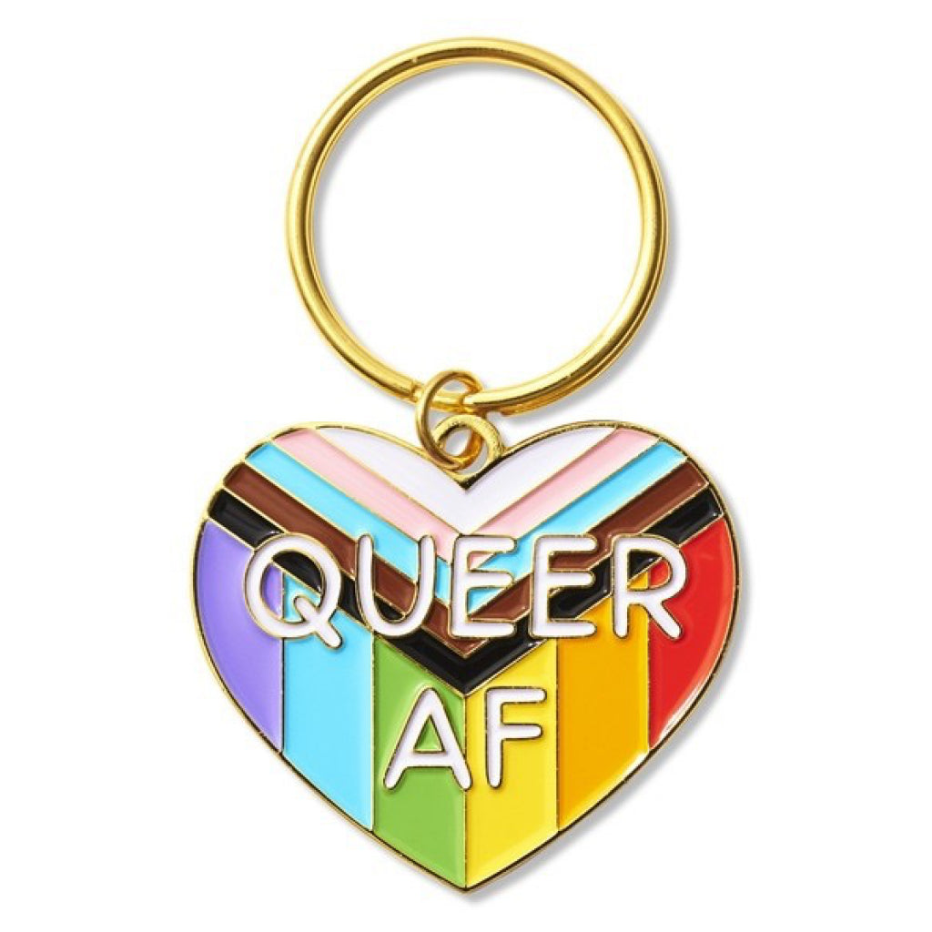 Queer AF Keychain