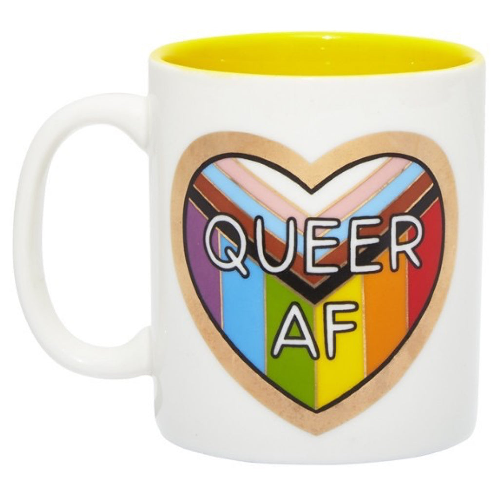 Queer AF Mug Back