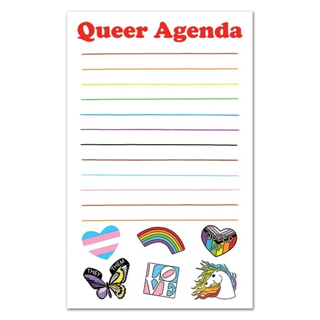 Queer Agenda Notepad