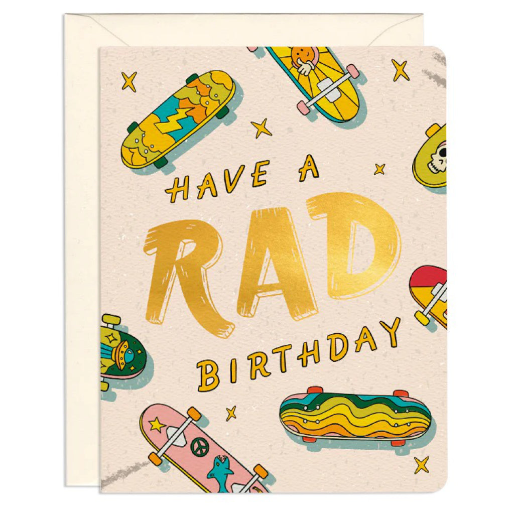 Rad Birthday Card.
