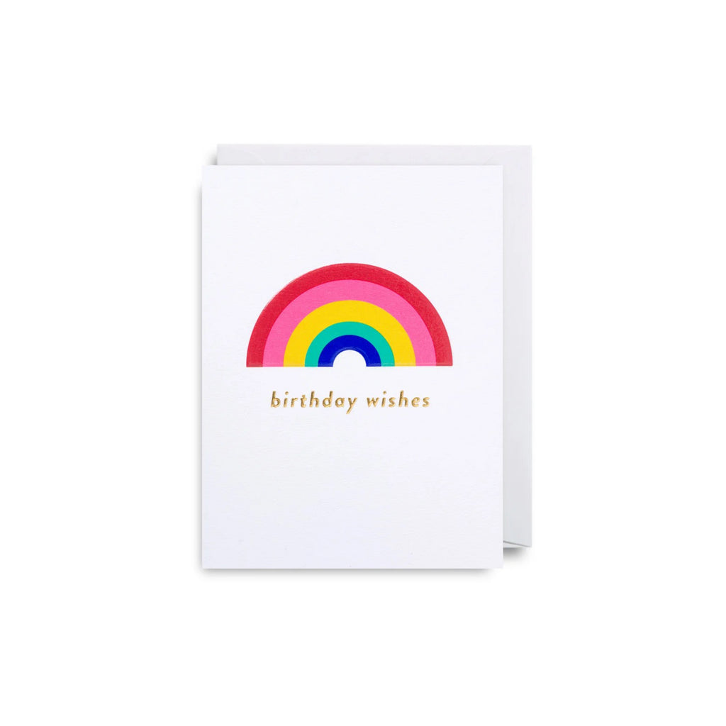 Rainbow Birthday Mini Card