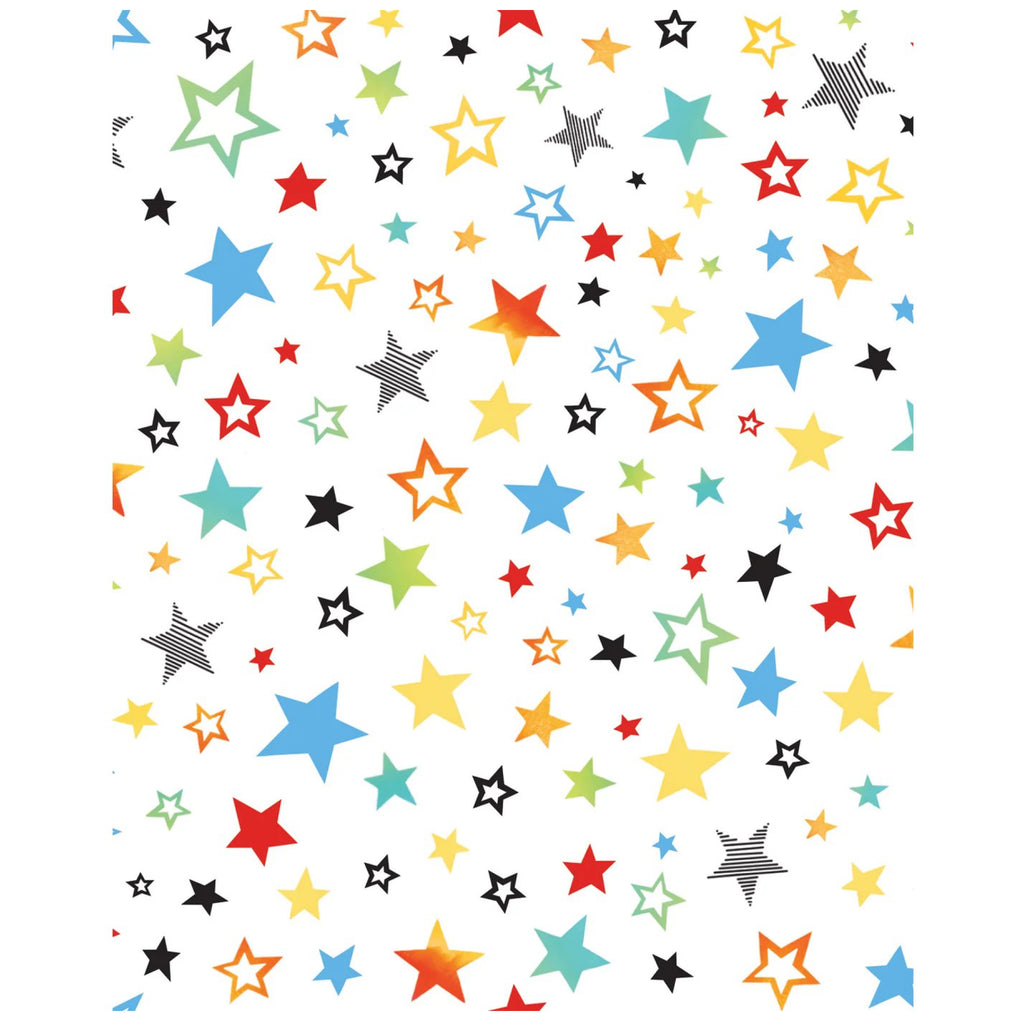 Rainbow Stars Tissue Paper.