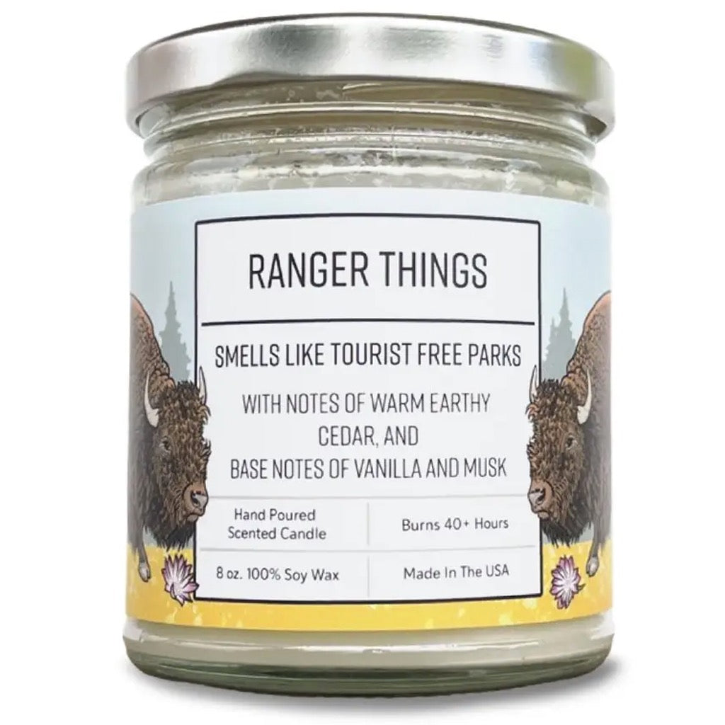 Ranger Things 8oz Soy Candle.