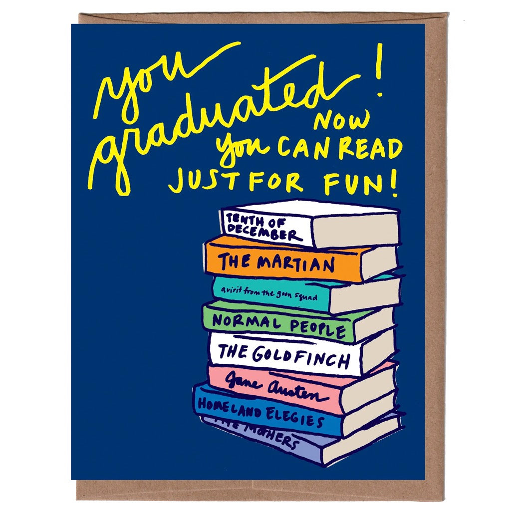 Read Just For Fun Now Graduation Card