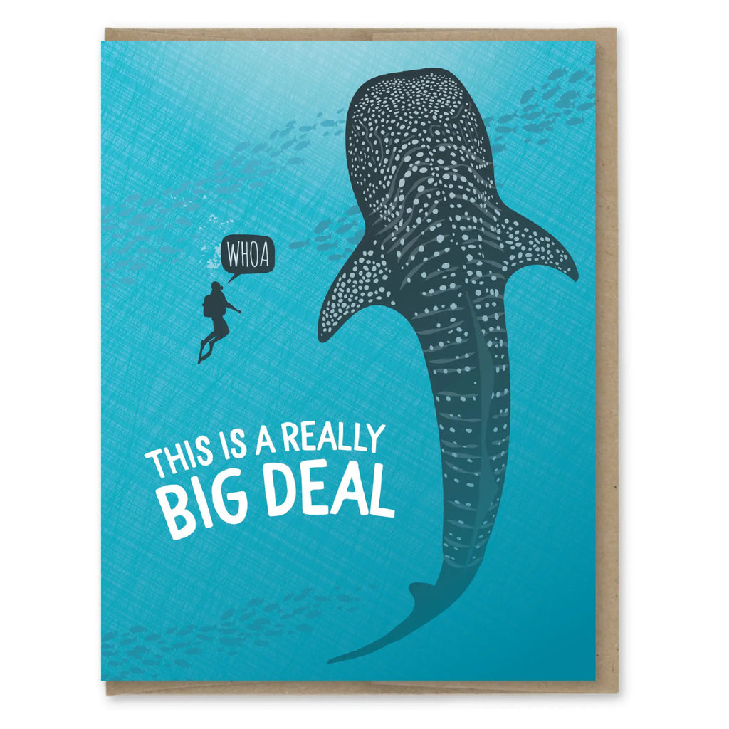 Really Big Deal Whale Shark Card