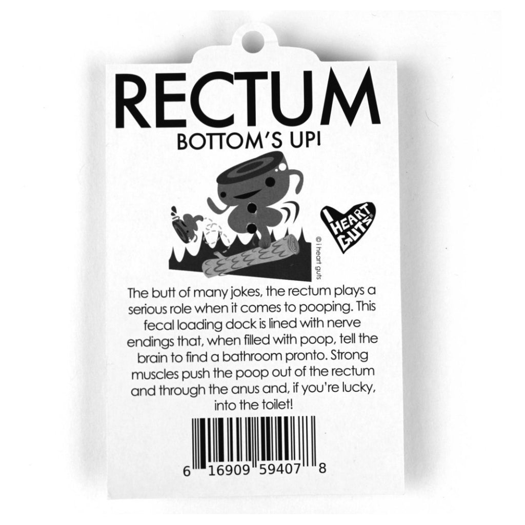 Rectum Heart Keychain About
