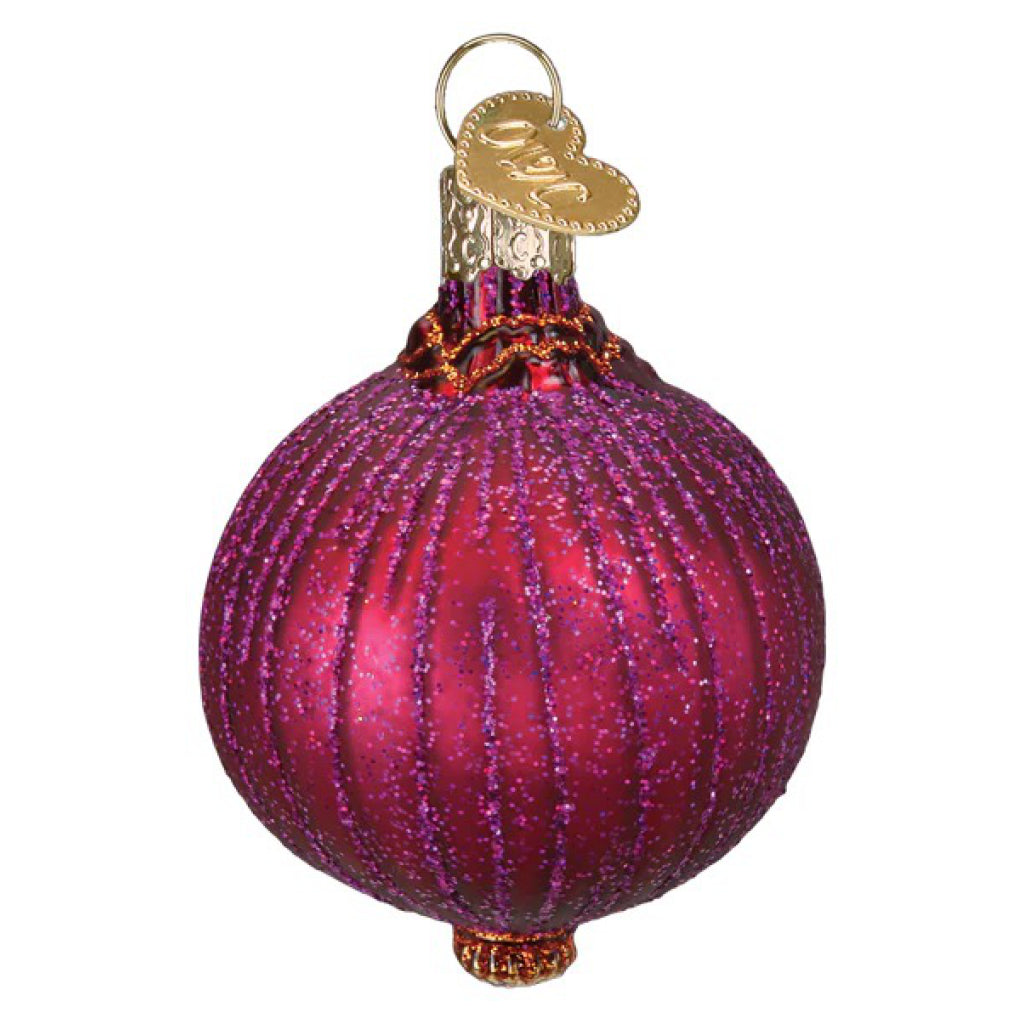 Red Onion Ornament back.