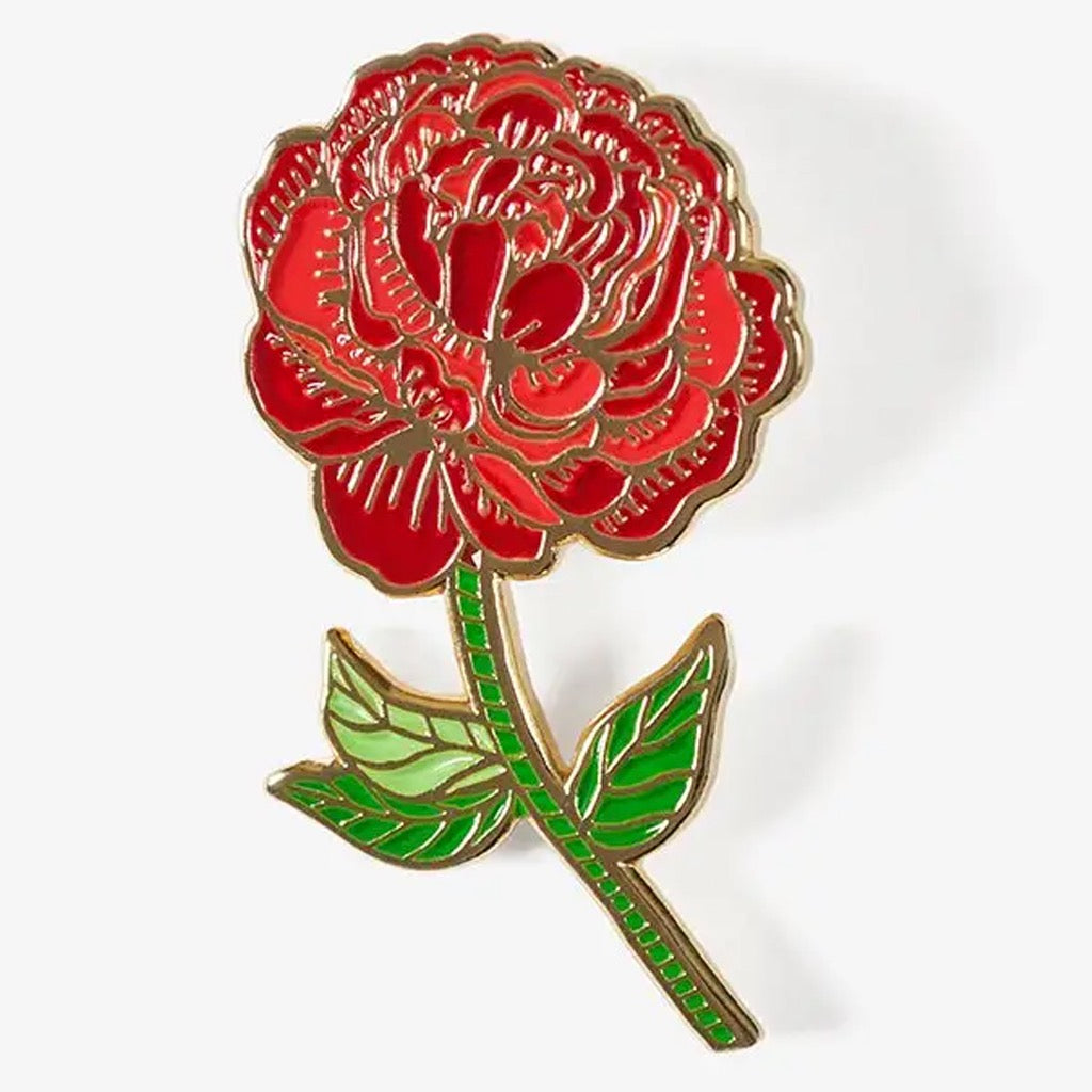 Red Rose Pin.