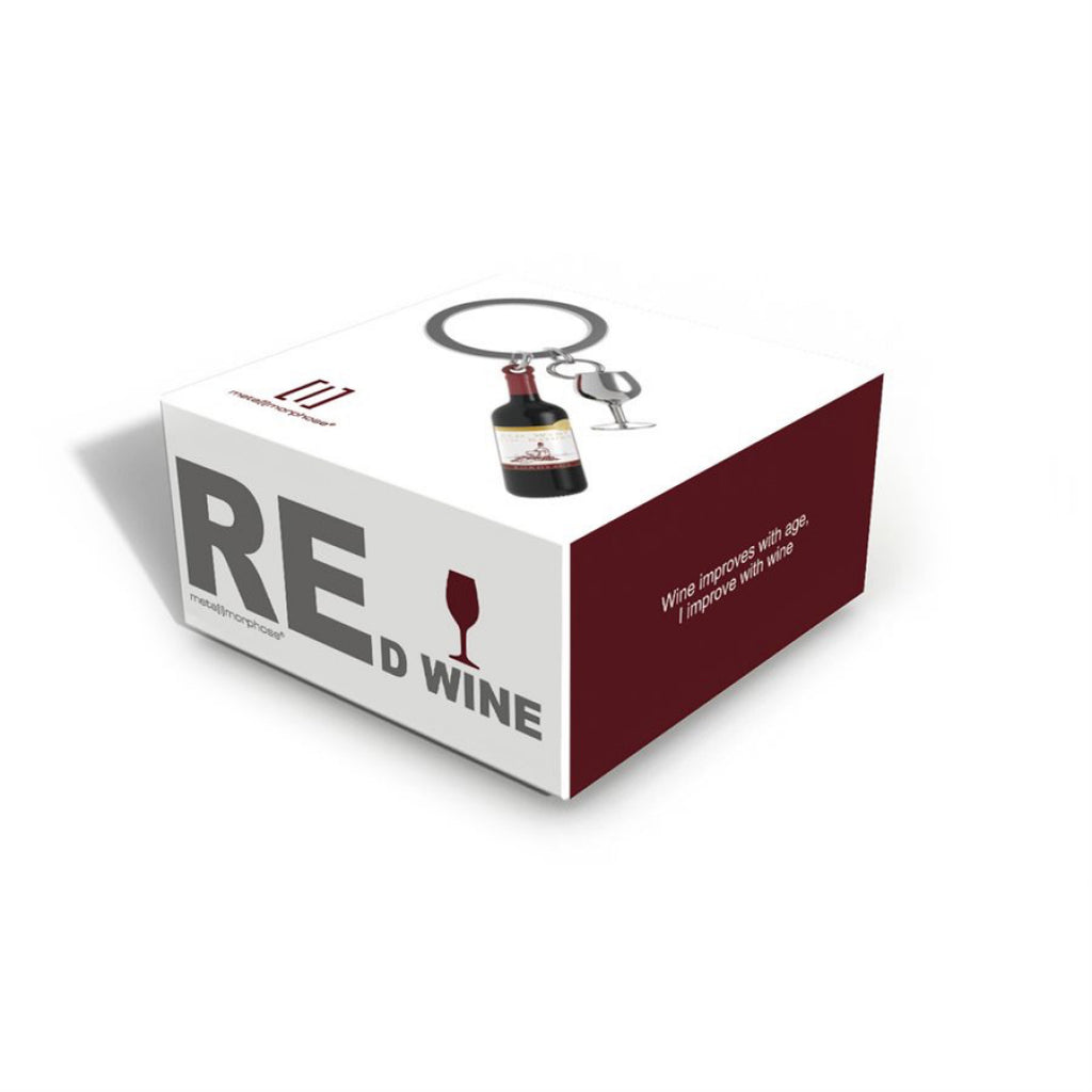Red Wine Keychain packaging.