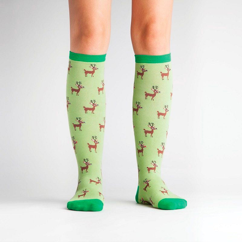 Reindeer Games Knee High Socks Lifestyle