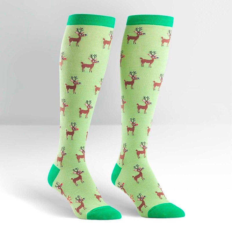 Reindeer Games Knee High Socks