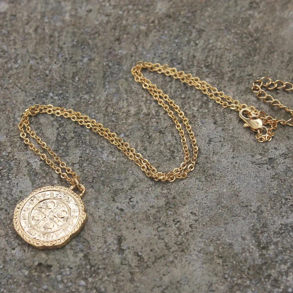 Relic Coin Necklace showing chain.