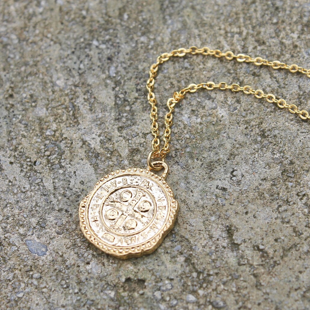 Relic Coin Necklace | Vintage Acorn – Outer Layer