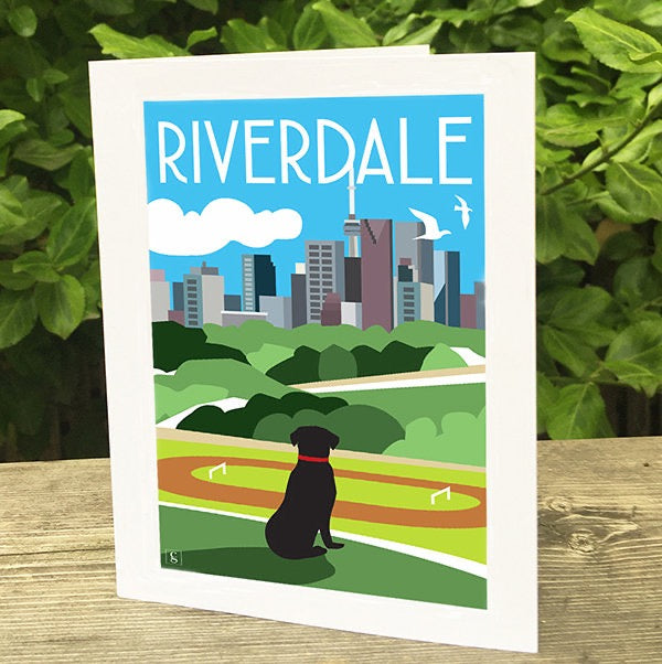 Riverdale Toronto Greeting Card