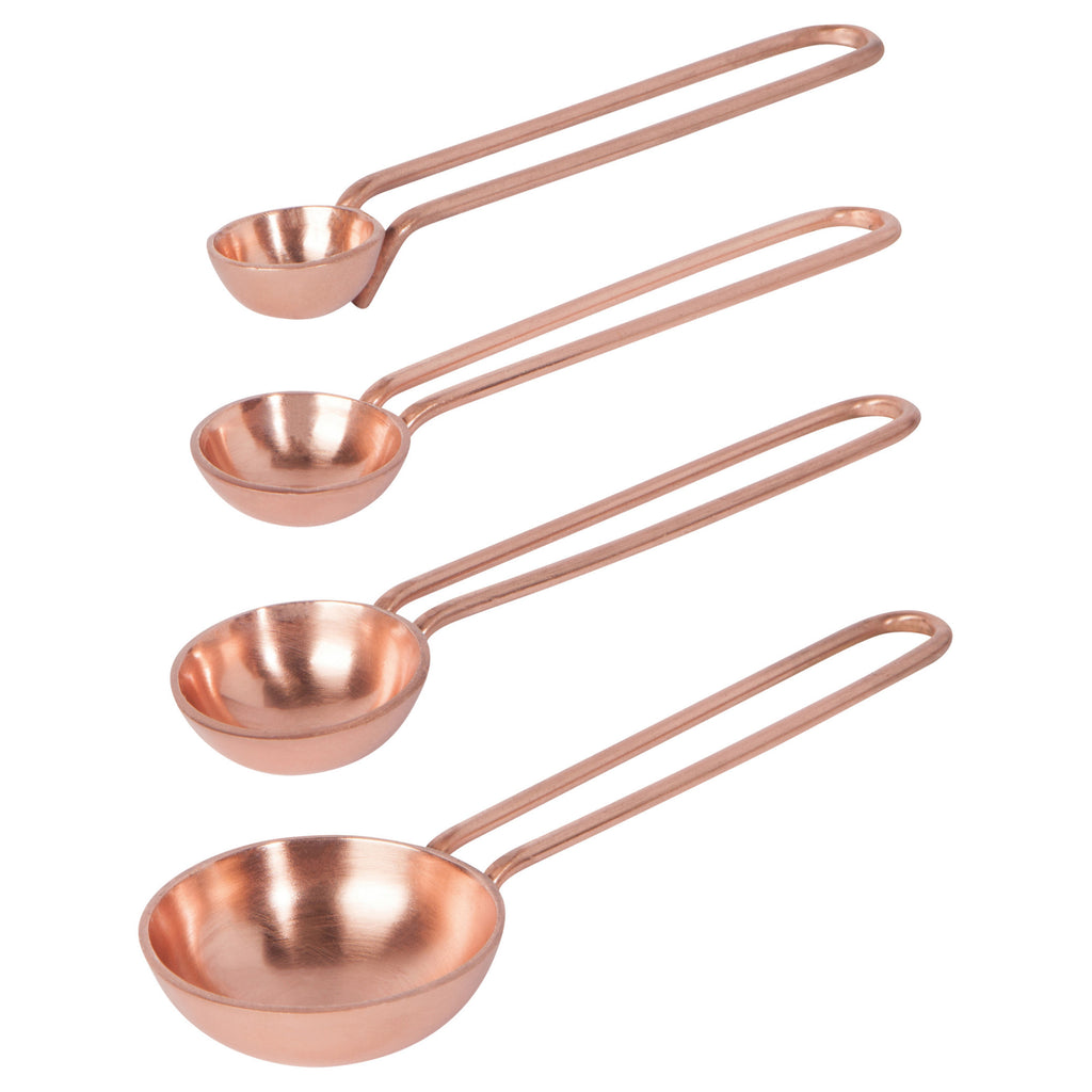 Rose Gold Measuring Spoons Sizes