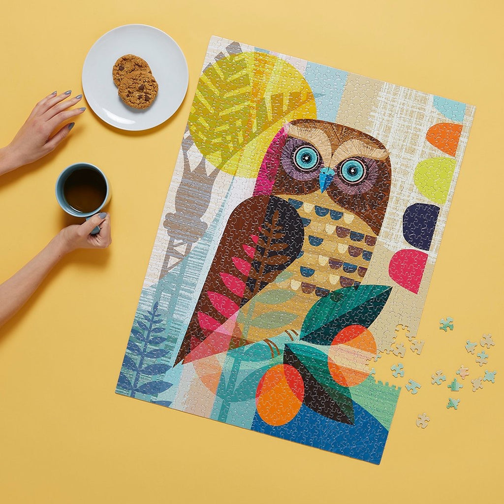Ruru Owl Jigsaw Puzzle Lifestyle