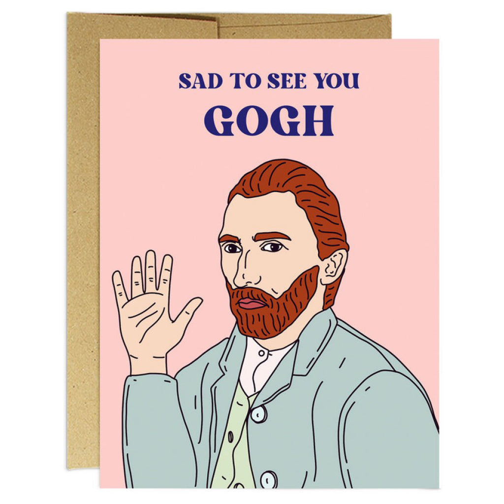 Sad To See You Van Gogh Card