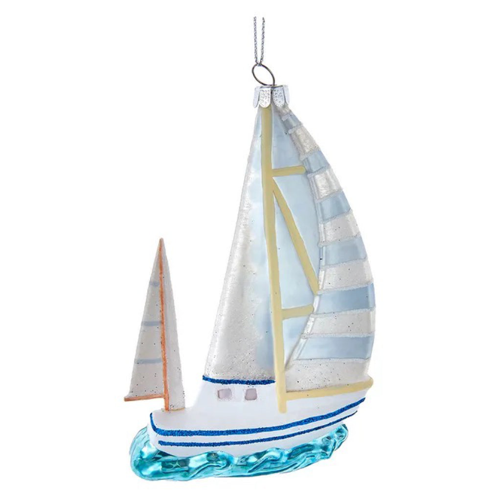 Sailboat On Water Ornament