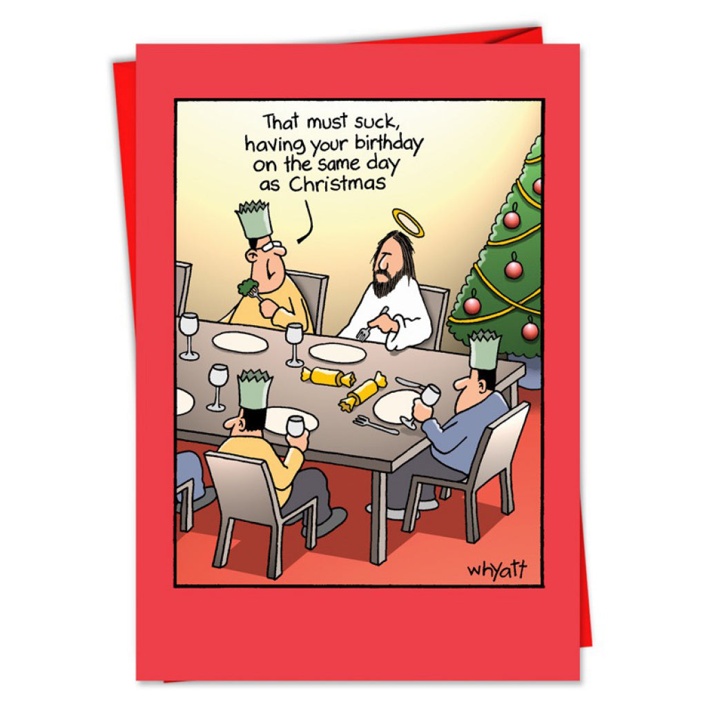 Same Day as Christmas Jesus Card