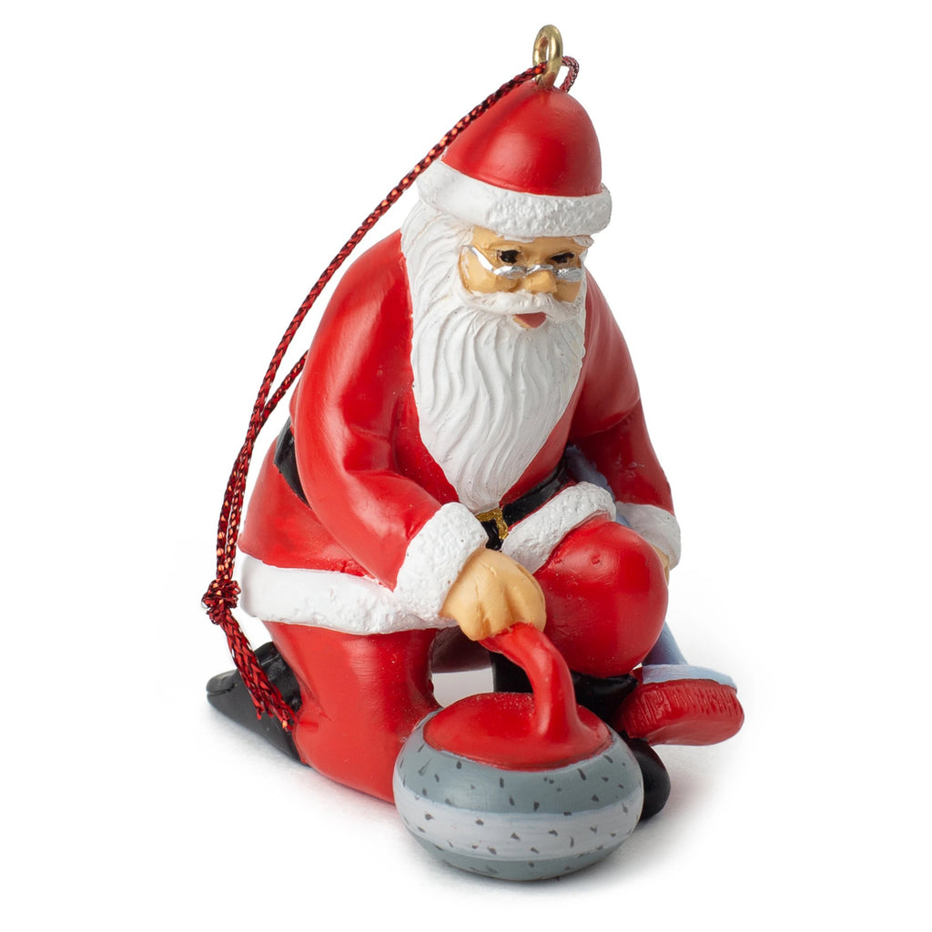 Santa  Curling Ornament