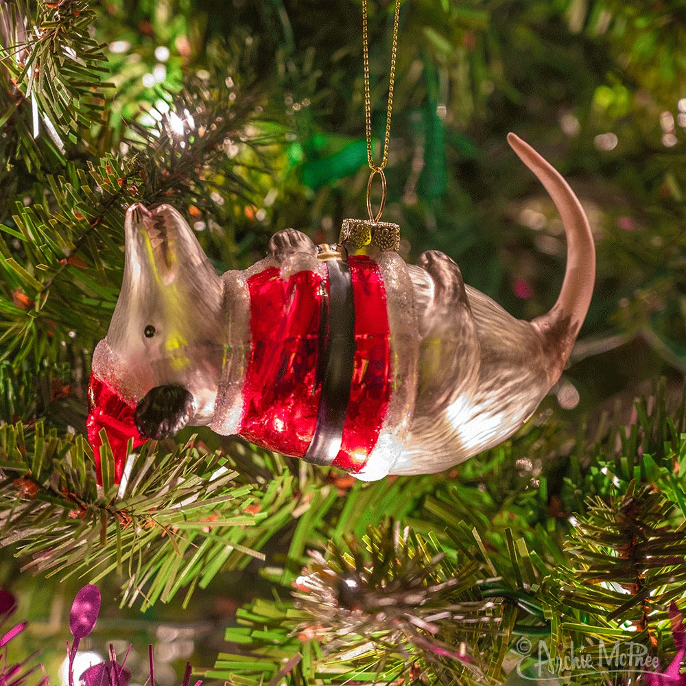 Santa Possum Ornament Lifestyle