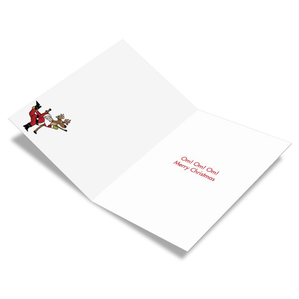 Santa Yoga Card Inside