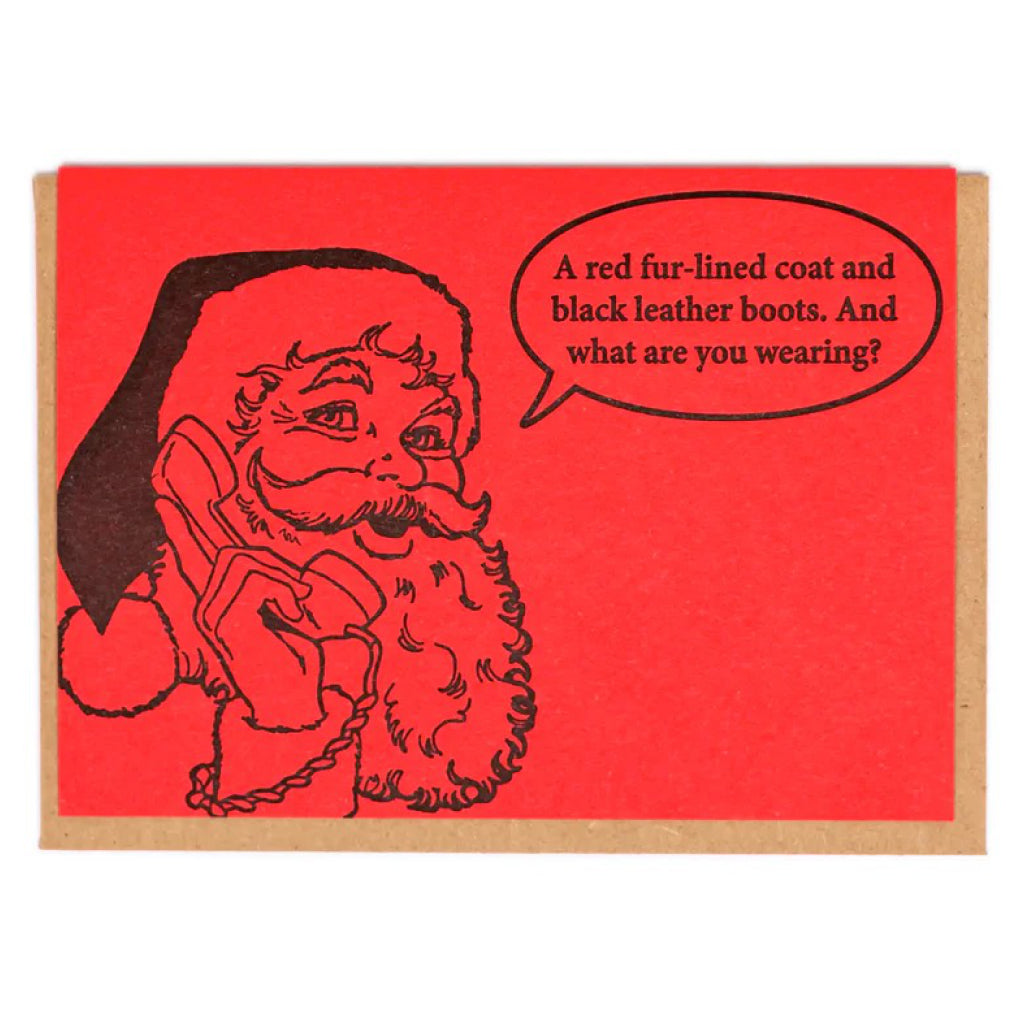 Santa's Phone Christmas Card.